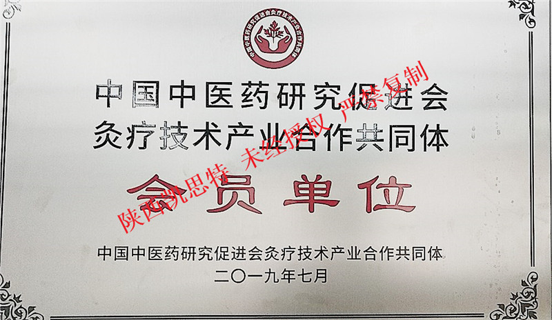 【陜西凱思特】中醫(yī)藥研究促進(jìn)會合作會員單位榮譽(yù)